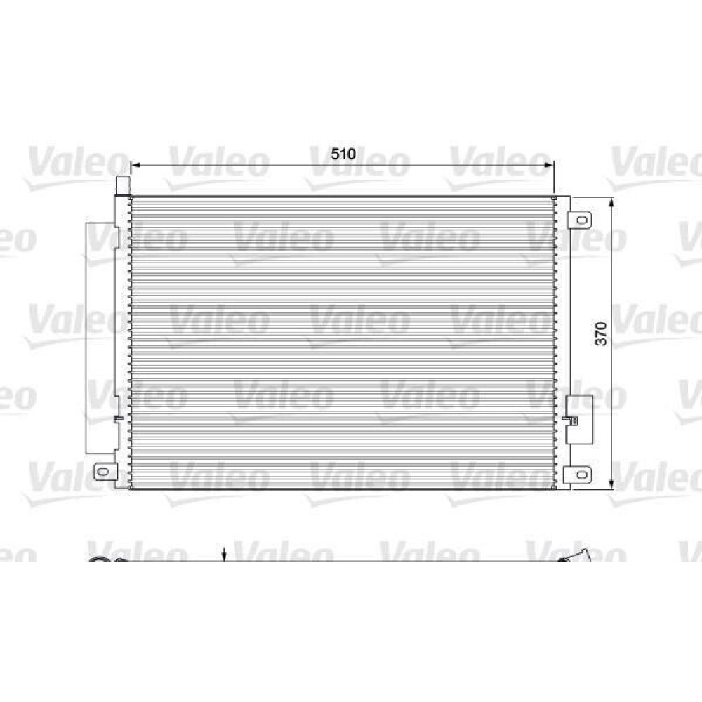 Радиатор кондиционера VALEO 814155