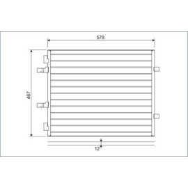 Конденсатор без хладогену VALEO 814172