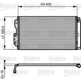 Радіатор кондиціонера VALEO 814191