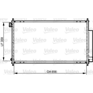 Конденсер VALEO 814242