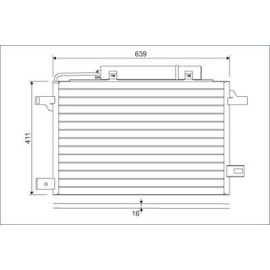 Конденсатор без хладогена VALEO 814249