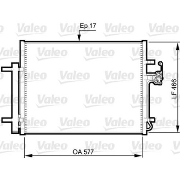 Конденсатор кондиціонера VALEO 814360