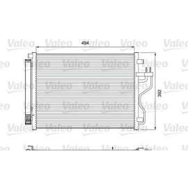 VALEO 814396 Радиатор кондиционера VALEO 814396