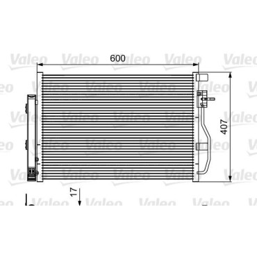 Радиатор кондиционера VALEO 814478