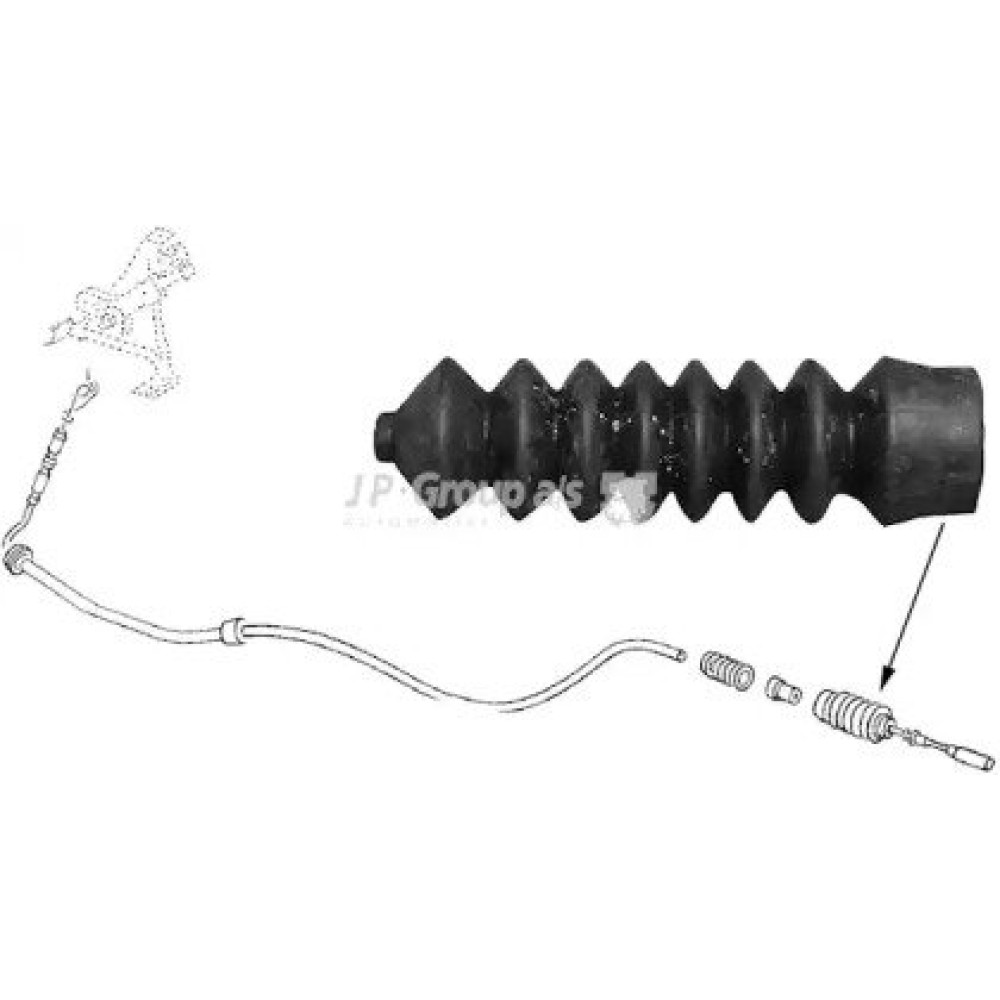 гофрований чохол JP GROUP 8170550300