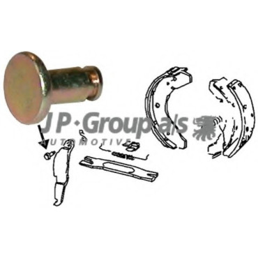 Болт гальмівних колодок JP GROUP 8172550106