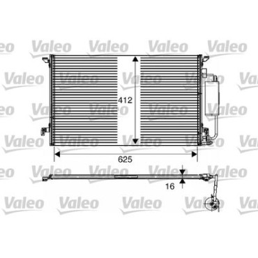 Конденсатор без хладогена VALEO 817711