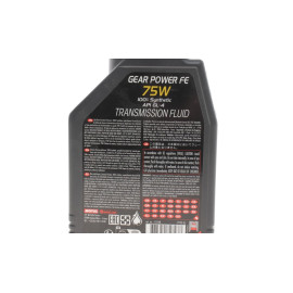 Олива 75W GL4 1L GEAR POWER FE MOTUL 823801