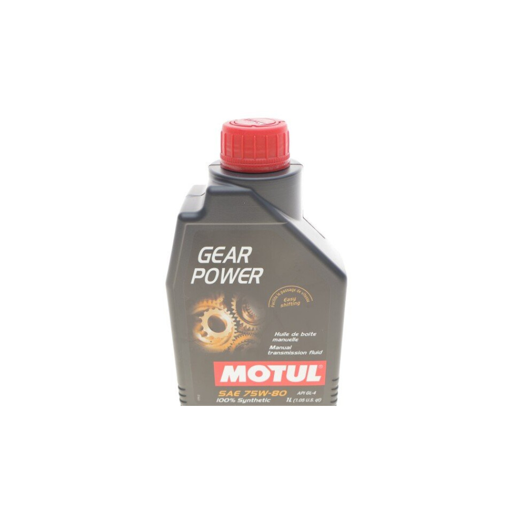 Трансмісійна 100% синтетична рідина Gear Power 75W80 1L MOTUL 823901