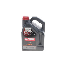 Олива моторна 100% синтетична естерова для авто 8100 Power 5W50 5L MOTUL 824706