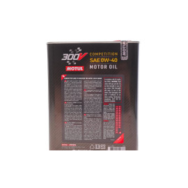 Олива моторна 100% синтетична естерова для авто 300V Competition 0W40 2L MOTUL 826302