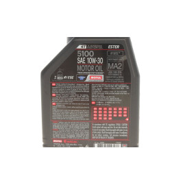 Масло 4T 5100 SAE 10W30 1L MOTUL 836611