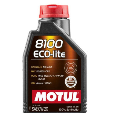 Масло моторное масло. 8100 Eco-lite 0W20 12х1L MOTUL 841111