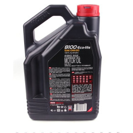 Масло 8100 Eco-lite SAE 0W20 4х4 L MOTUL 841154