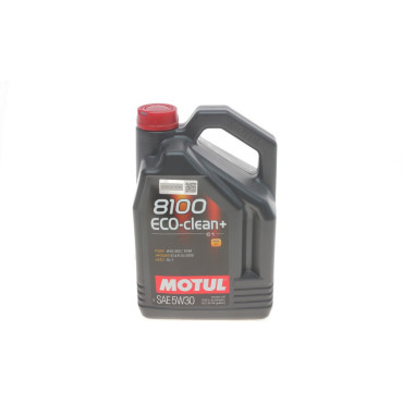Масло моторное 8100 Eco-Clean+ 5W-30, 5л. MOTUL 842551