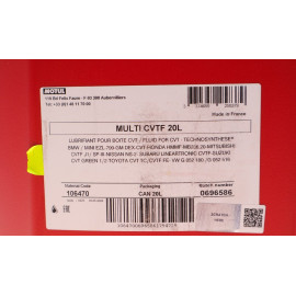 Масло Multi CVTF 20 L MOTUL 842922
