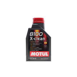 Масло моторное 100% синтетическое для авто 8100 X-clean 5W40 1L MOTUL 843411