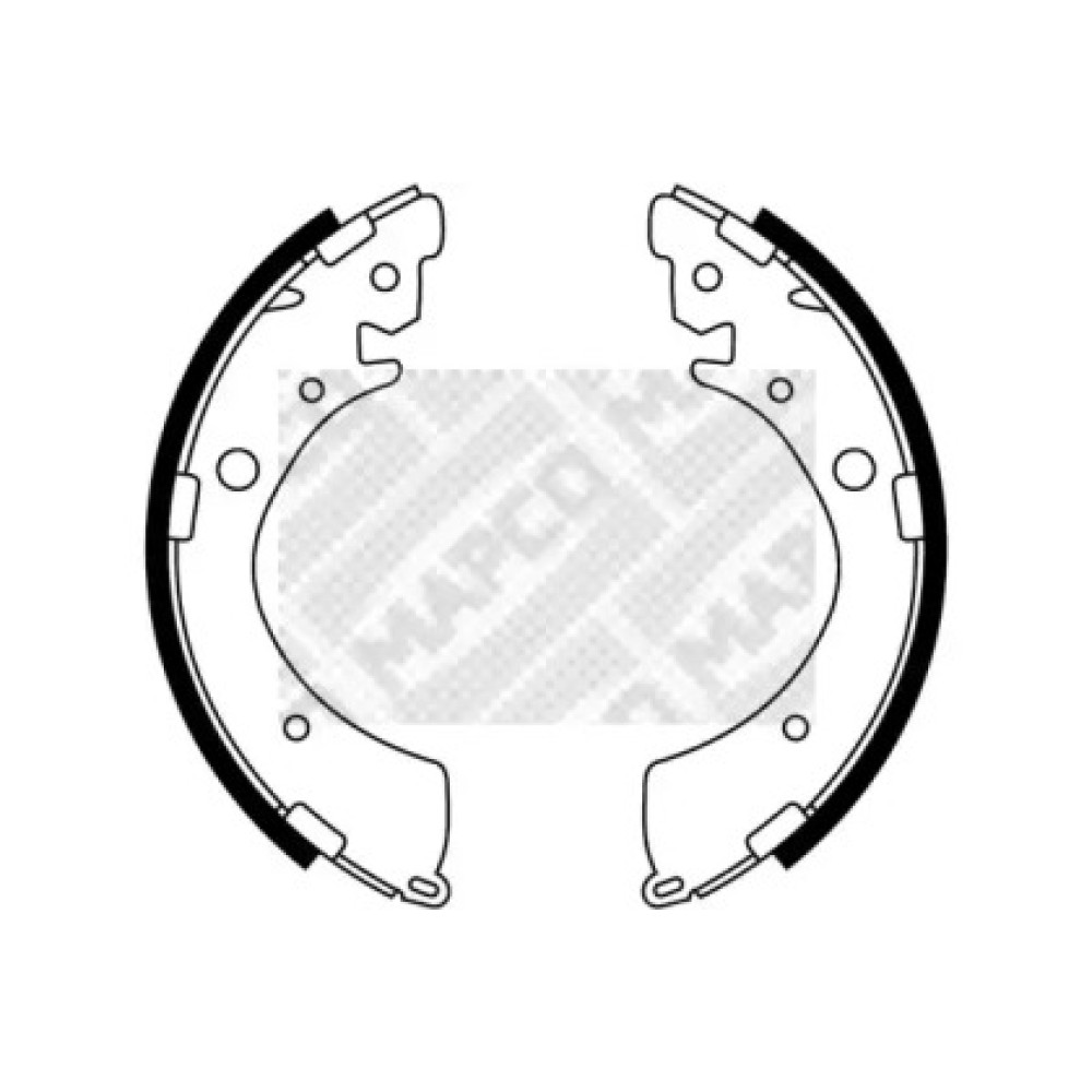 Тормозные накладки комплект Mapco 8503