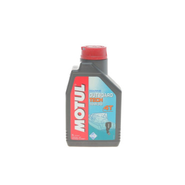 Олива моторна Outboard Tech 4T 10W-30, 1л. MOTUL 852111