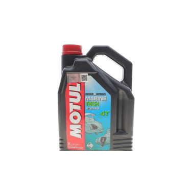 Масло Marine Tech 4T SAE 25W40 4X5 L MOTUL 853151