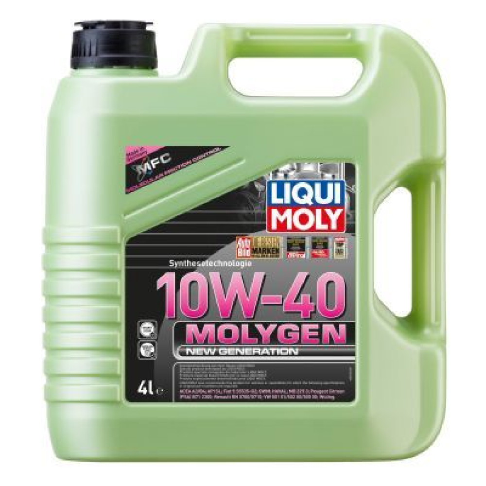 9060 Моторное масло Molygen New Generation 10W-40, 4л LIQUI MOLY 8538