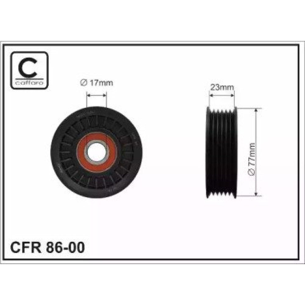 Ролик натяжний CAFFARO 8600