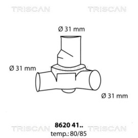 Термостат TRISCAN 86204180
