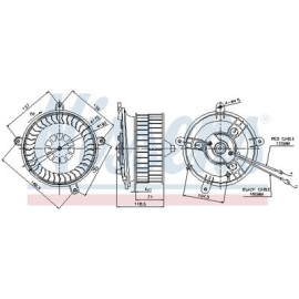 Вентилятор салона NISSENS 87041