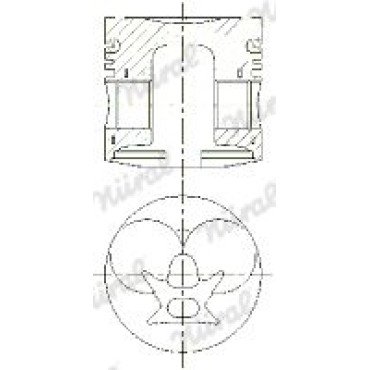 Поршень Nural 8717070700