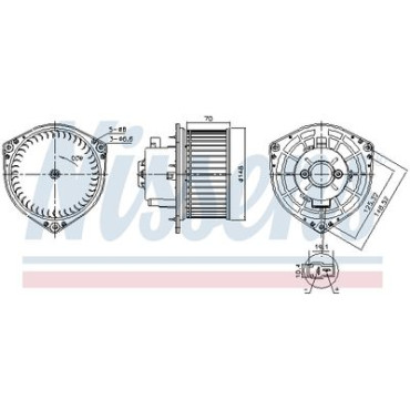 Вентилятор салону NISSENS 87454