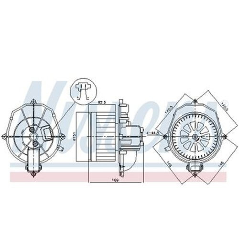 Вентилятор салону NISSENS 87518