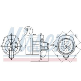 Вентилятор салону NISSENS 87518