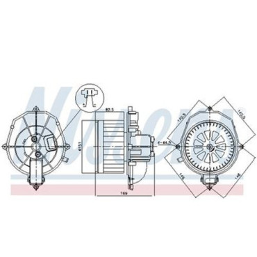 Вентилятор салону NISSENS 87518