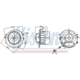 Вентилятор салону NISSENS 87525