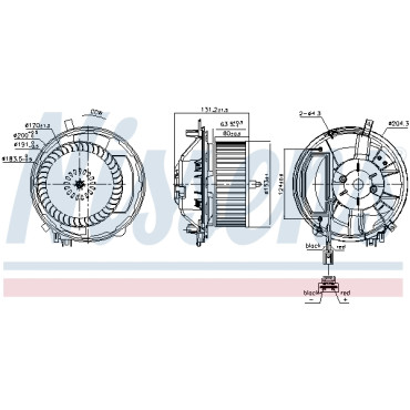 Вентилятор салона NISSENS 87527