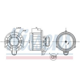 Вентилятор салону NISSENS 87569