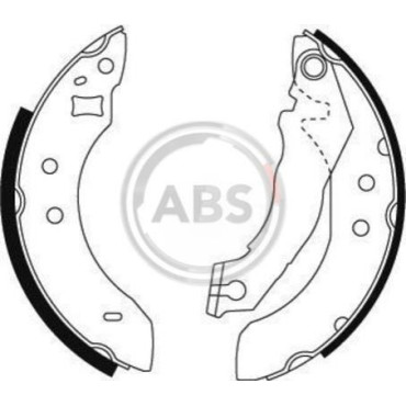 Тормозные колодки задние ABS 8793