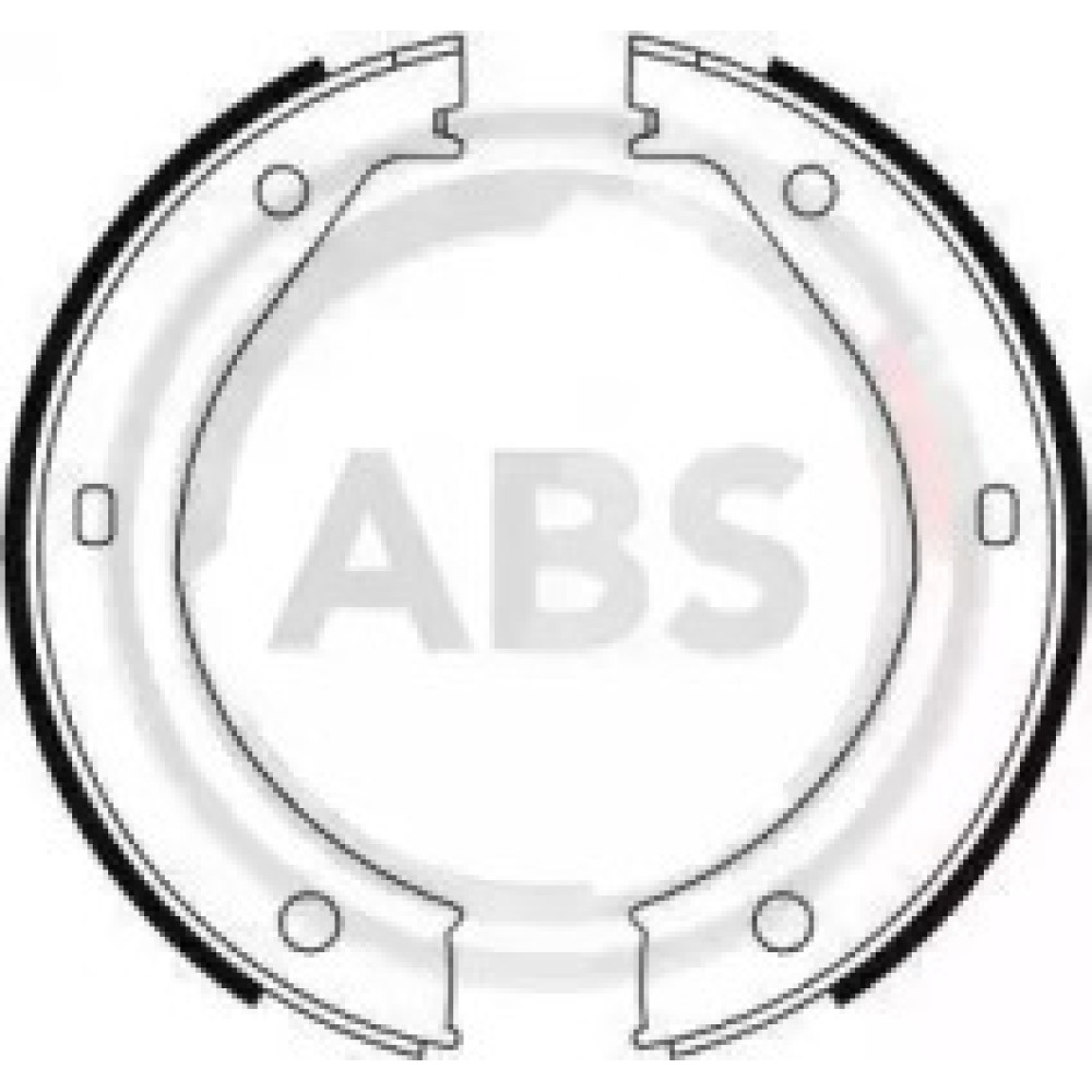Колодки ручного тормоза BMW 5(E28,E34) 81-97/6(E24) 77-89/ 7(E38) 94-01 (ATE) ABS 8805
