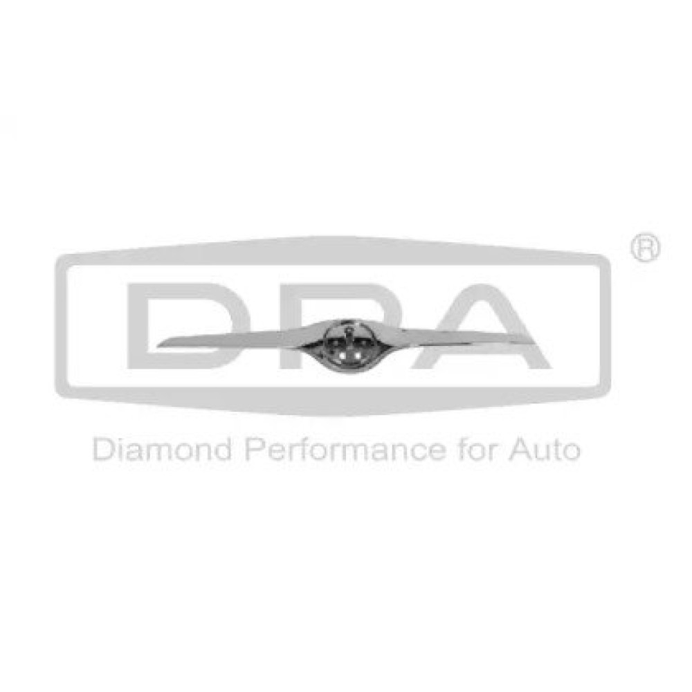 Решітка радіатора без емблеми верхня DPA 88530057102