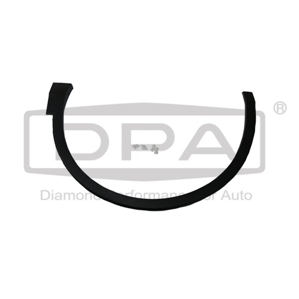 Накладка колісної арки права передня чорна DPA 88541794602