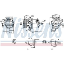 Компрессор кондиционера NISSENS 890053