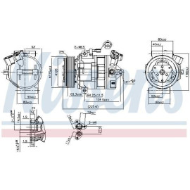Компрессор кондиционера NISSENS 890138