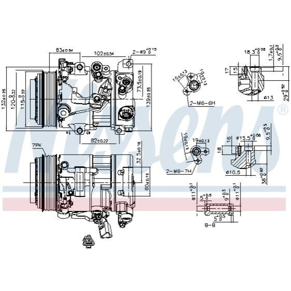 Компрессор кондиционера NISSENS 890156