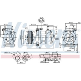 Компресор кондиціонера NISSENS 890217