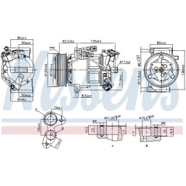 Компрессор кондиционера NISSENS 890653