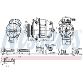 Компрессор кондиционера NISSENS 890759