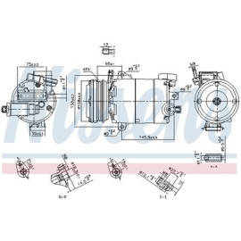 Компрессор кондиционера NISSENS 890794