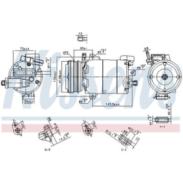 Компрессор кондиционера NISSENS 890794