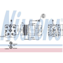 Компресор кондиціонера NISSENS 89083