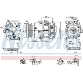 Компрессор кондиционера NISSENS 890916
